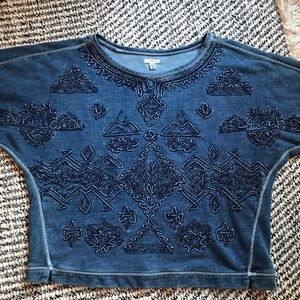 Urban Outfitters textured sweatshirt shirt